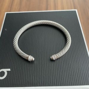 David Yurman cable classic bracelet with diamonds